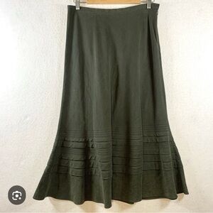 Jones New York Silk/Linen Maxi Boho Skirt